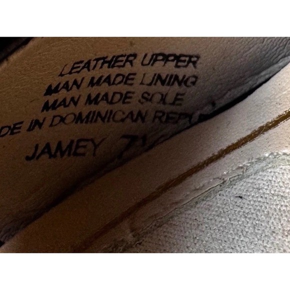 Alex‎ Marie Tortoise Criss Cross D'Orsay Heels Pumps Dressy Party Evening Sz 7.5 - Picture 3 of 7